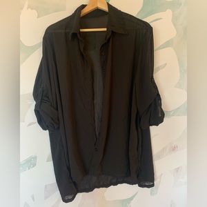 NEW! LARGE - Sheer Bathing Suit Cover Up